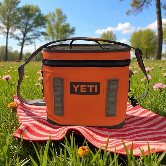 Yeti Coral Rare! Hopper Flip Soft Cooler - Picture 1 of 7